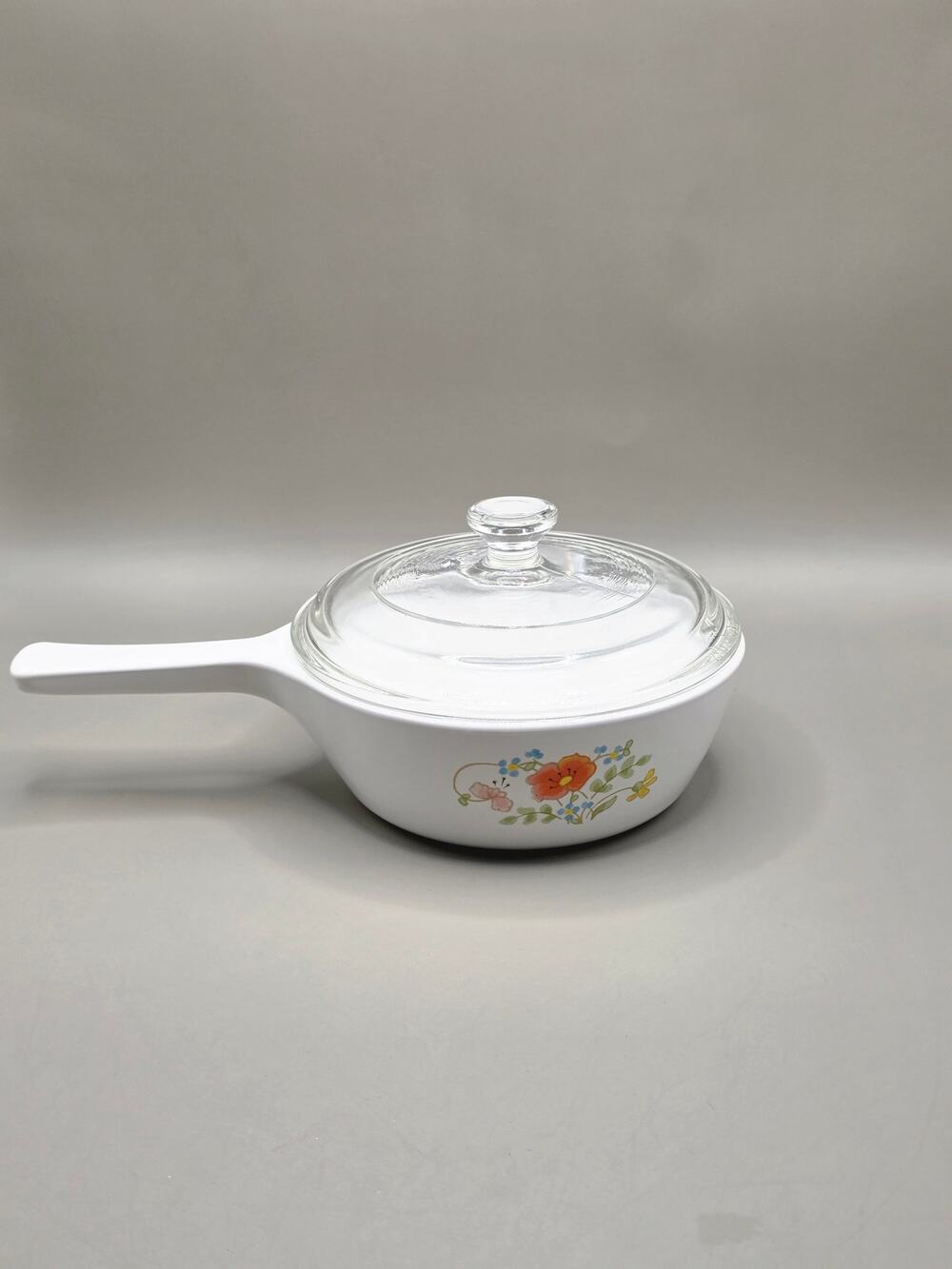 Vintage CorningWare Sauce Pan "Spring Bouquet"